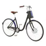 ASKOLL Eb1, Bicicletta Elettrica Unisex-Adult, Nero/Blu