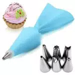 AukCherie - Set di 8 beccucci per Pasticceria, in Acciaio Inossidabile