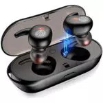 Auricolari Bluetooth 5.2, Riproduzione di 24 Ore Touch Control Microfoni Integrati