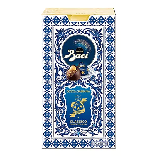 Baci Perugina Classico Cioccolatini Fondenti Ripieni al Gianduia e Nocciola Intera