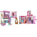 Barbie - Barbie Casa di Malibu playset casa delle bambole con 2 piani