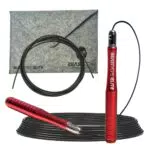 Beast Gear Corda per Saltare Professionale - Jump Rope Regolabile per Allenamento in Palestra con Manici in Alluminio - Per Boxe