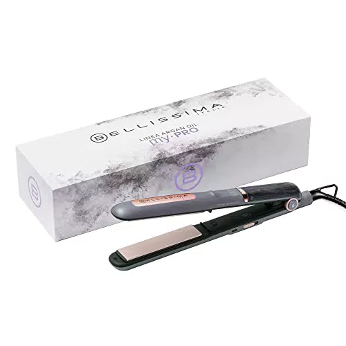Bellissima Imetec Steam Ceramic & Argan Oil, Piastra Lisciante a Vapore