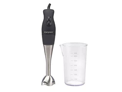 BEPER BP.654 Frullatore a immersione, 220 W, Acciaio inox