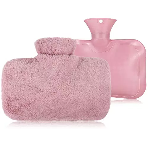 Bestomrogh Borsa dell'Acqua Calda Borsa Acqua Calda Peluche da 2L