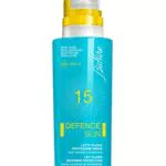 Bionike Defence Sun - Latte Fluido Solare Corpo SPF 15 per Pelli Sensibili e Intolleranti