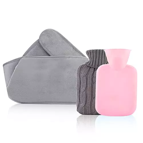 Borsa dell'acqua calda con coperchio-orsa dell'acqua Calda Gomma con Morbido Peluche Scaldamani