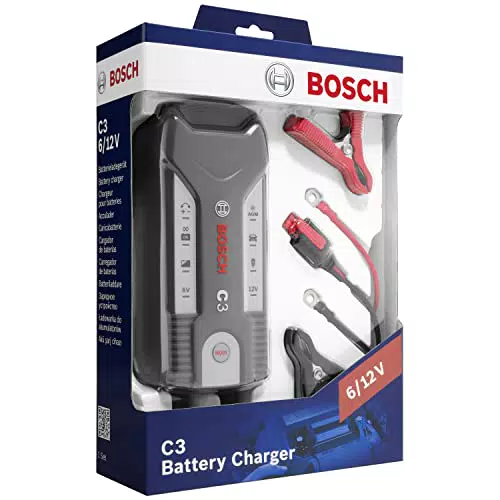 Bosch Automotive C3 Caricabatterie Intelligente E Automatico 6V-12V / 3.8A
