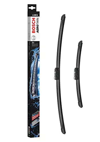 Bosch Automotive Tergicristall Aerotwin A299S, Lunghezza 600Mm/340Mm, 1 Set Per Parabrezza Anteriore