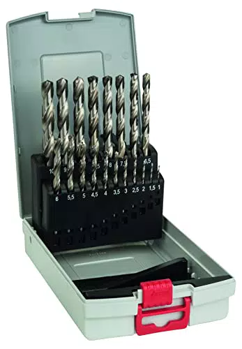 Bosch Professional 19 pz. Set di punte per metallo HSS-G ProBox
