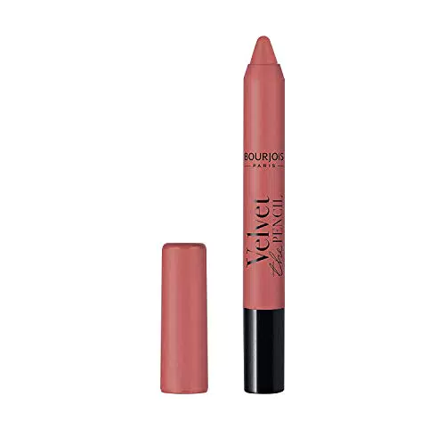 Bourjois, Rossetto Matita Velvet the pencil, Formula 2in1 Finish Opaco a Lunga Durata