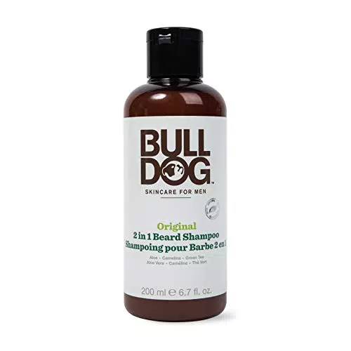 BULLDOG, Shampoo per barba 2 in 1 originale, 200 ml