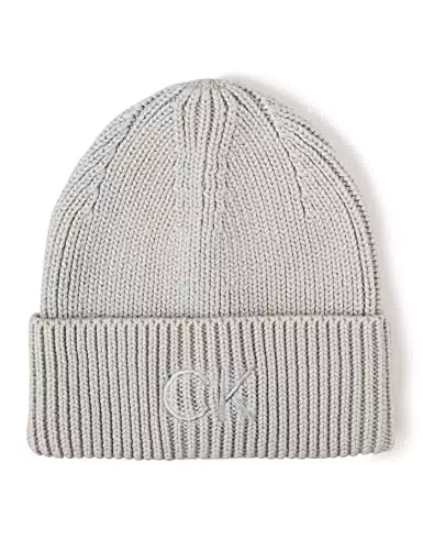 Calvin Klein Berretto Donna Essentials Beanie, Cement