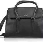 Calvin Klein Elevated Satchel MD, Borsa Donna, CK Nero