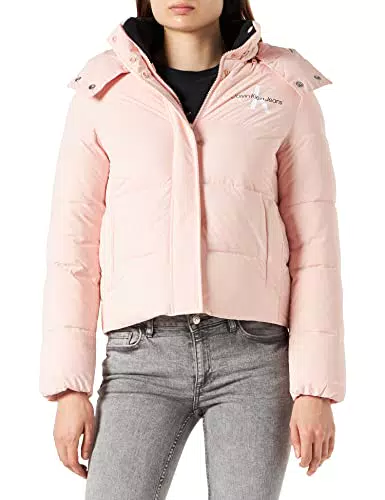 Calvin Klein Jeans Monologo MW Short Puffer Giacche Imbottite