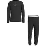Calvin Klein Knit Pj Set Pigiama, Pvhblack/W/Pvhblack