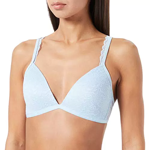 Calvin Klein Triangolo Foderato Lght Reggiseno, Palest Blue