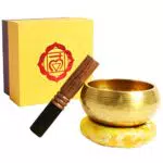 Campana Tibetana per Meditazione 9.5cm Campane Tibetane Originale 7 Metalli Antica Fatta a Mano
