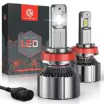CAR WORK BOX H11 LED 12000LM, LED Lampadine 6000K per Auto