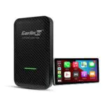 CarlinKit 3.0 adattatore CarPlay wireless con materiale in fibra di carbonio adatto alla maggior parte dei modelli dotati di fabbrica CarPlay cablato