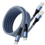 Cavo USB C, Cavo USB Type-C Ricarica Rapida Nylon Intrecciato Caricatore USB Tipo C per Samsung Galaxy S22 S21 S20 S10 S9 S8 Plus Nota 10 9 8