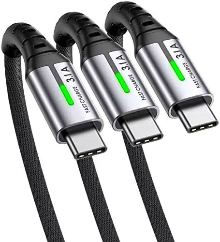 INIU Cavo USB Type Cavo USB A a USB C 3.1A Ricarica Rapida Lega Intrecciato in Nylon QC 3
