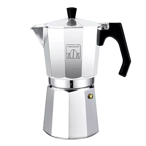 Cecotec Caffettiera MokClassic 900 Shiny. Realizzato in Fusione di Alluminio