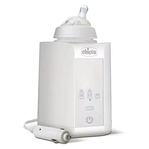 Chicco 00007389100000 - Scaldabiberon Portatile Da Viaggio E Scaldapappa Con Tre Programmi E Spegnimento Automatico
