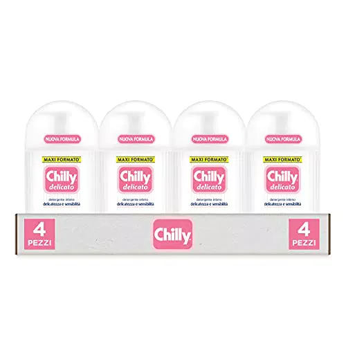 Chilly Detergente Intimo Delicato, Detergente per l'Igiene Intima con Molecola Antiodore