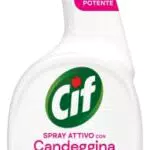 Cif Spray Attivo con Candeggina, 650 ml, per le Superfici di Tutta la Casa e Pretrattante sui Tessuti Bianchi*