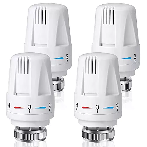 CJBIN CJBIN - Testina termostatica, 4 pezzi30 x 1, 5