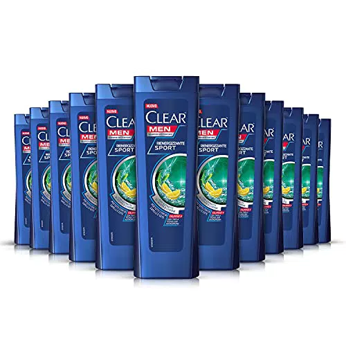 Clear Shampoo Rienergizzante Sport, confezione risparmio 12 x 225 ml