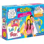 Clementoni- Me Contro Te-Luì E Sofì Sfida all’Ultimo Glitter Gioco Creativo