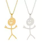Collana dito medio