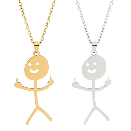 Collana dito medio