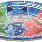 confezione piatti piccoli da dessert 19 cm pj masks super pigiamini 8 pezzi