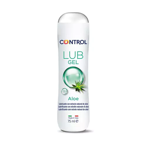 Control Lub Gel Aloe Gel Lubrificante A Base D'Acqua con Aloe Vera - 100% Made in Italy - 75 Ml