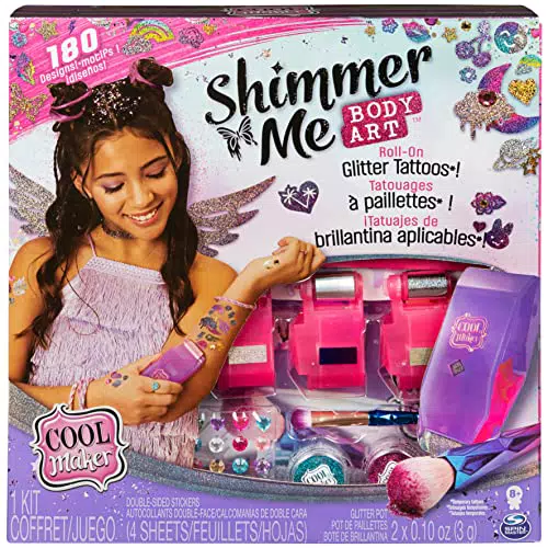 Cool Maker Shimmer Me Rullo per Tatuaggi, Gioco Tatuaggi Bambina