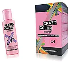 Crazy Color Crema Colorante Per Capelli (Semipermanente Tasso Di 4 Viola - 1100 Gr