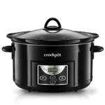 Crock-Pot Pentola Per Cottura Lenta, Slow Cooker, Capienza 4.7 Lt, 2 Impostazioni Cottura E Funzione Mantenimento In Caldo Automatica