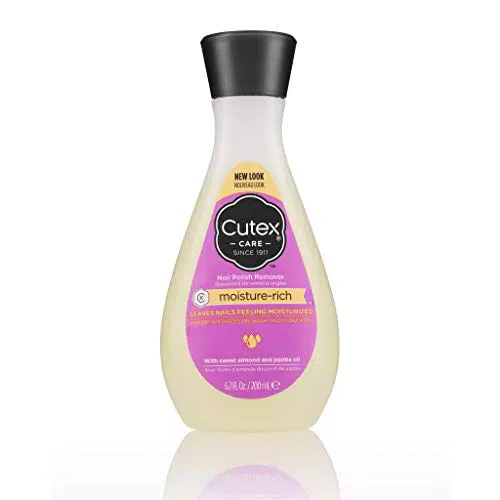 Cutex Moisture Rich Rimuovi Smalto Professionale Unghie Nail Remover Solvente Idratante con Olio di Mandorla Dolce