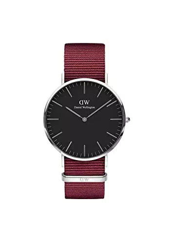 Daniel Wellington Orologio Analogico Quarzo Unisex Adulto con Cinturino in Tessuto DW00100270