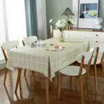 DARUITE Tovaglia Plastificata Rettangolare Copritavolo Tovaglia Plastica Antimacchia Copritavolo Rettangolare Tovaglie Antimacchia Impermeabile per Picnic