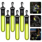 Delamiya Ciondolo per borsa luminosa riflettente a led per escursioni, 6 pezzi