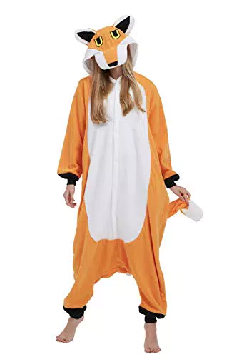 DELEY Pigiama unisex adulto animale tutine indumenti da notte felpa con cappuccio indumenti da notte Halloween carnevale costume