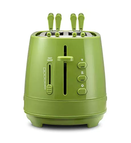 De'Longhi CTLAP2203.GR Tostapane con Pinze, Controllo Progressivo del Grado di Tostatura
