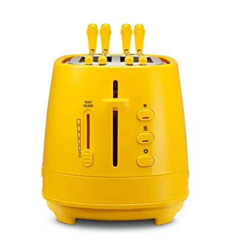 De'Longhi CTLAP2203.Y Tostapane con Pinze, Controllo Progressivo del Grado di Tostatura