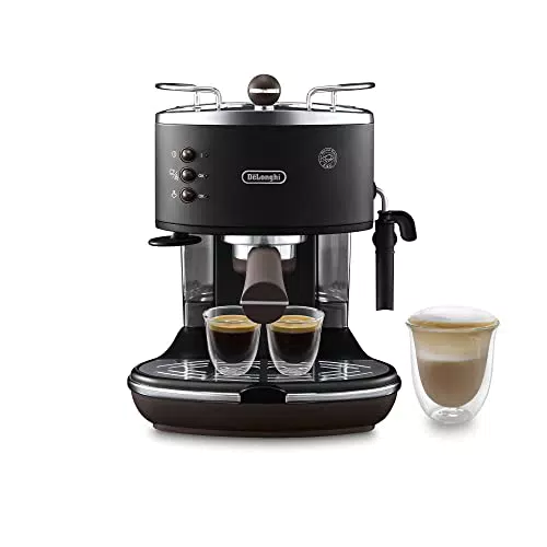 De'Longhi Icona Vintage ECOV311.BK Macchina da Caffè Espresso Manuale e Cappuccino