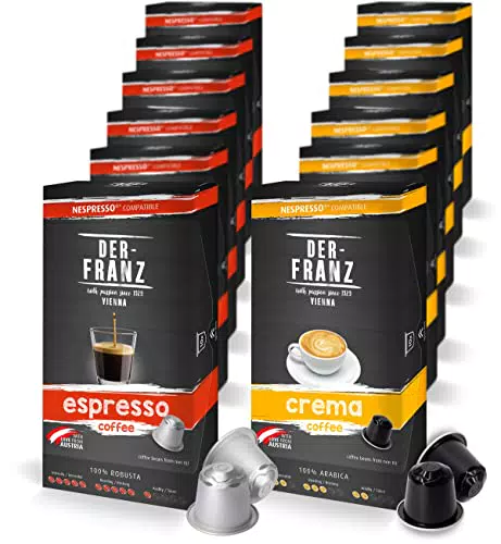 Der-Franz Capsule di caffè compatibili Nespresso, 12 x 10 Capsule