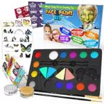 Desire Deluxe Kit Truccabimbi Set Colori per il Viso Tavolozza con Glitter